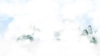 云层穿梭透明通道素材AE模板视频的预览图